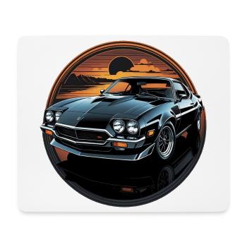 car_02 - Mouse Pad (horizontal) - white - Front