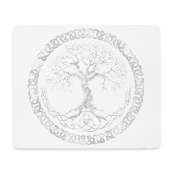 Yggdrasil Baum des Lebens - Mousepad (Querformat) - Weiß - Vorne