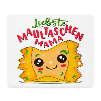 MUTTERTAG MAMA MAULTASCHEN - Mousepad (Querformat) - Weiß - Vorne