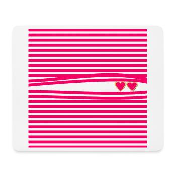 LOVE DECLARATION RELATIONSHIP LOVE HEARTS - Mouse Pad (horizontal) - white - Front