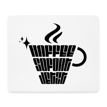 Café. Tout de suite. Maintenant. - Tapis de souris (format paysage) - blanc - Devant