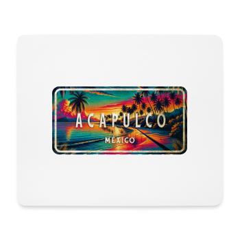 Acapulco Mexico Sunset Design - Mouse Pad (horizontal) - white - Front
