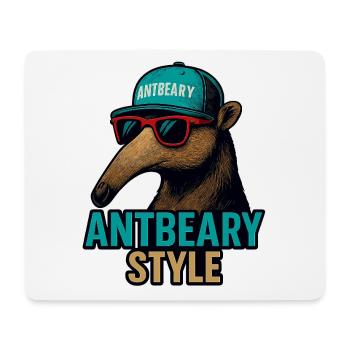 Antbeary Style Aardvark Cartoon - Mousepad (Querformat) - Weiß - Vorne