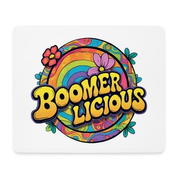 Boomerlicious - Mousepad (Querformat) - Weiß - Vorne