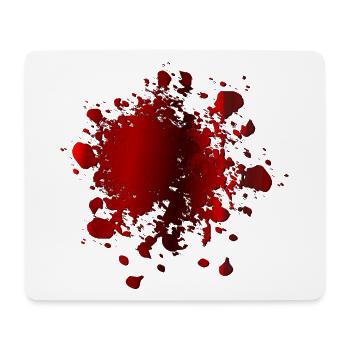 BLOOD STAINS COSTUME BLOOD - Mouse Pad (horizontal) - white - Front