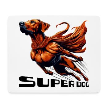 Super Dog Rhodesian Ridgeback RR Ridgie Gift - Mouse Pad (horizontal) - white - Front