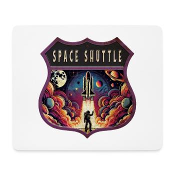 Conception colorée du blason de l’atronaut - Tapis de souris (format paysage) - blanc - Devant