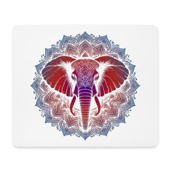 Trifecta Vertus Mandala - Tapis de souris (format paysage) - blanc - Devant