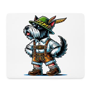 Scottish Terrier Bavaria - Mouse Pad (horizontal) - white - Front
