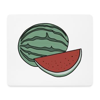 Delicious Fruit Watermelon - Mouse Pad (horizontal) - white - Front