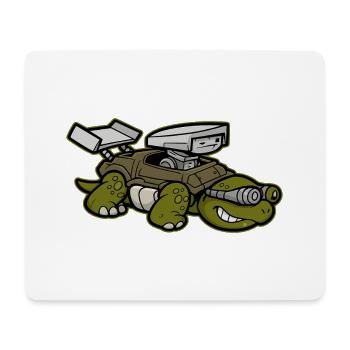Turbo Turtle High-Tech - Mouse Pad (horizontal) - white - Front