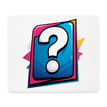 Question mark - Mouse Pad (horizontal) - white - Front