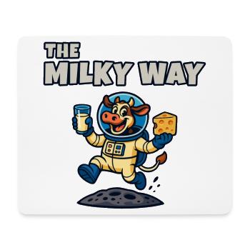 Die Milchstraße – Ko Astronaut - Mousepad (Querformat) - Weiß - Vorne