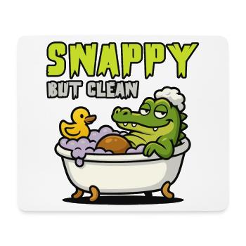 Swappy in the hot tub - Mouse Pad (horizontal) - white - Front