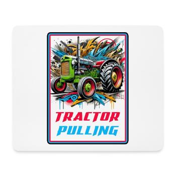 Tractor Pulling Power - Mousepad (Querformat) - Weiß - Vorne