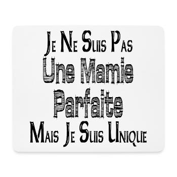 Pas une Mamie Parfaite Mais je suis Unique - Tapis de souris (format paysage) - blanc - Devant