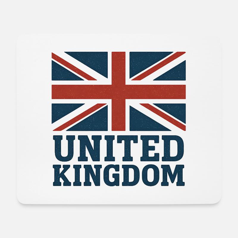 UK Heritage Bold - Mouse Pad (horizontal) - white