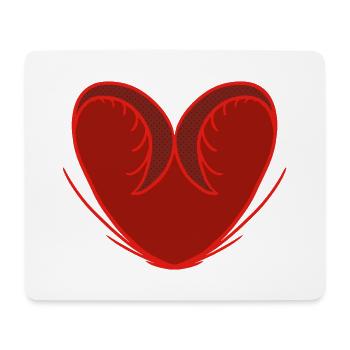 Love is essential - Mouse Pad (horizontal) - white - Front