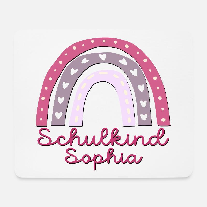 Schulanfang Schulkind Sophia - Mousepad (Querformat) - Weiß