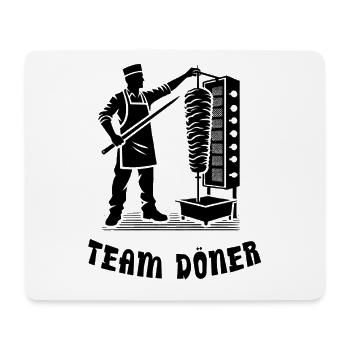 Team Döner - Mouse Pad (horizontal) - white - Front