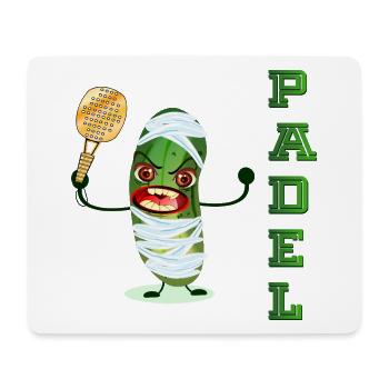 HALLOWEEN CORNICHON CORNICHON PADEL - Tapis de souris (format paysage) - blanc - Devant