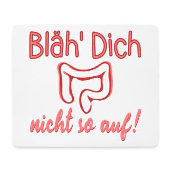 AUFGEBLÄHT - DARM REIZDARM - Mousepad (Querformat) - Weiß - Vorne