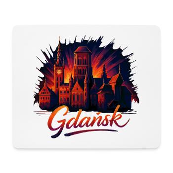 Gdansk Gdańsk Golden City Baltic Sea Poland Gift - Mouse Pad (horizontal) - white - Front