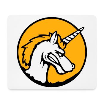 Licorne Mal En colère Attaque Groyer des dents Aigre - Tapis de souris (format paysage) - blanc - Devant