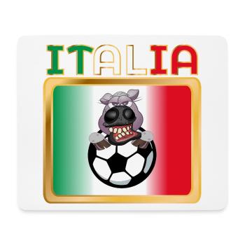 Italy Horse Football - Mouse Pad (horizontal) - white - Front