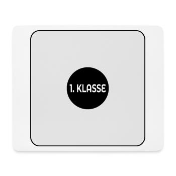 SCHULKIND LEHRER 1. Klasse - WÜRFEL - Mousepad (Querformat) - Weiß - Vorne
