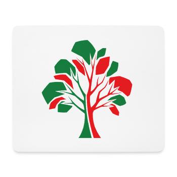 Abstract Tree – Autumn Connection - Mouse Pad (horizontal) - white - Front