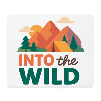 Mountains and forest wilderness - Mouse Pad (horizontal) - white - Front