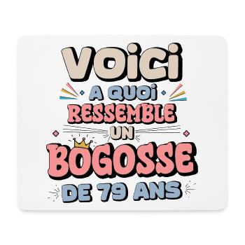 Melancholic Humor 79th Birthday - Mouse Pad (horizontal) - white - Front