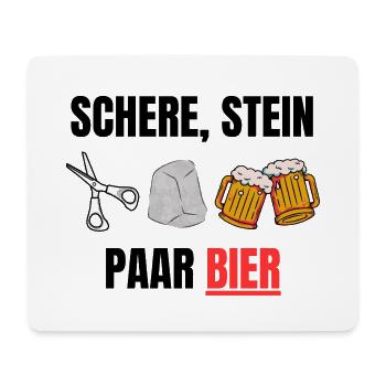 blockedName - Mousepad (Querformat) - Weiß - Vorne