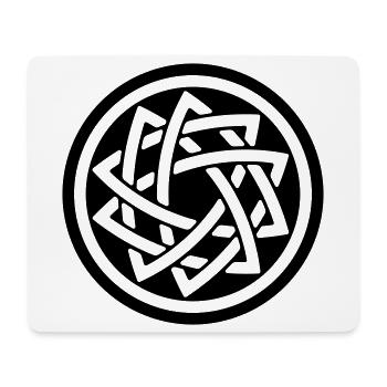 DOUBLE STAR - Mouse Pad (horizontal) - white - Front