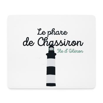 Ile d'Oléron, Chassiron lighthouse - Mouse Pad (horizontal) - white - Front