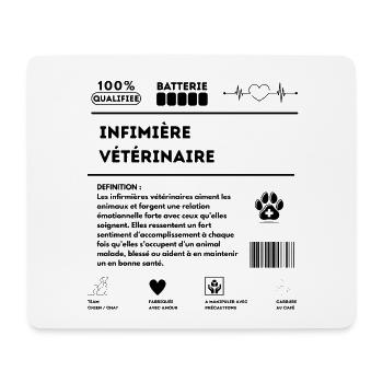 ASV_chien_chat_-1- - Mousepad (Querformat) - Weiß - Vorne