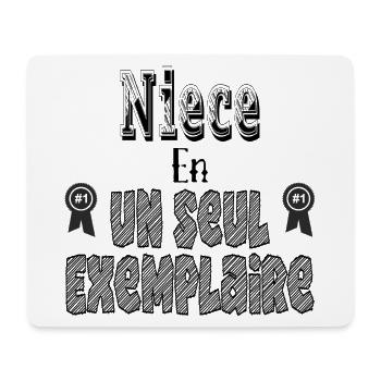 Nichte in einer einzigen Kopie - Mousepad (Querformat) - Weiß - Vorne