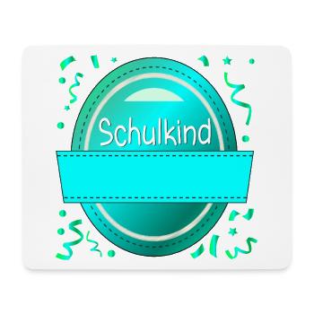 SCHOOL ENROLLMENT SCHOOLCHILD NAME SIGN - Mouse Pad (horizontal) - white - Front