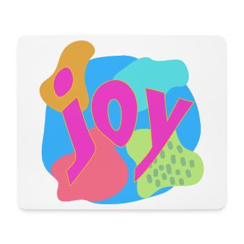 Expression vibrante de la joie dans le style pop art - Tapis de souris (format paysage) - blanc - Devant