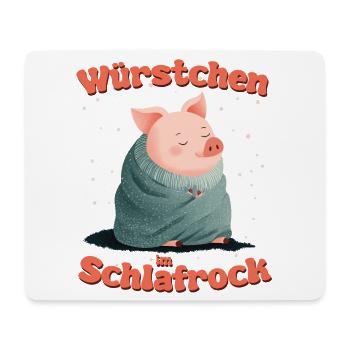 Würstchen im Schlafrock - Mousepad (Querformat) - Weiß - Vorne