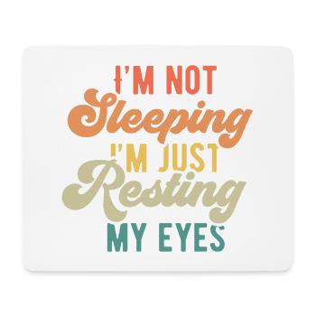 Personal Motivational T-Shirt with Humor - Mouse Pad (horizontal) - white - Front