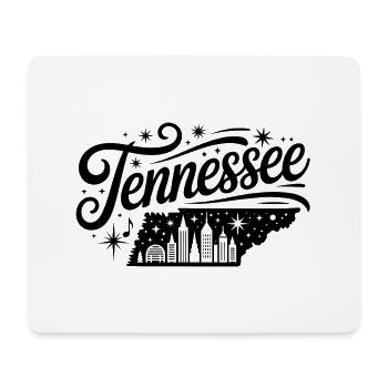 Tennessee - Souvenir USA State Design - Mousepad (Querformat) - Weiß - Vorne