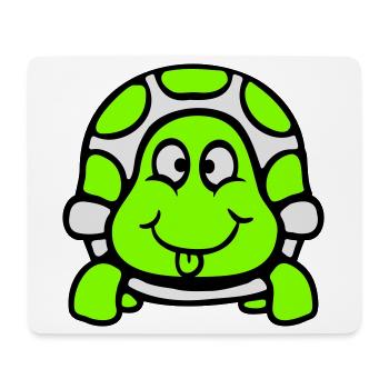Turtle Tongue Sticking Out Naughty Funny Cool - Mouse Pad (horizontal) - white - Front