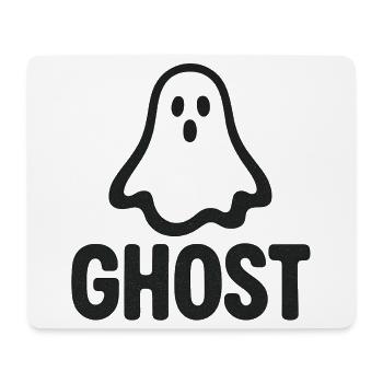 Fun Fantom Design in Black and White - Mouse Pad (horizontal) - white - Front