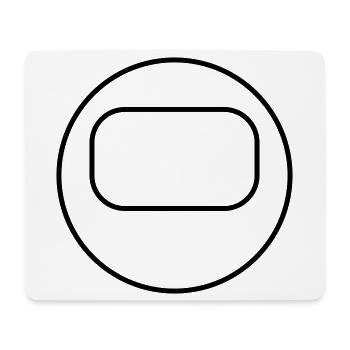 Geometric Abstract Artist Design - Mouse Pad (horizontal) - white - Front
