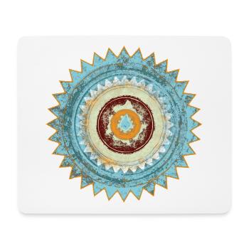 Abstract Zen Mandala Design - Mouse Pad (horizontal) - white - Front