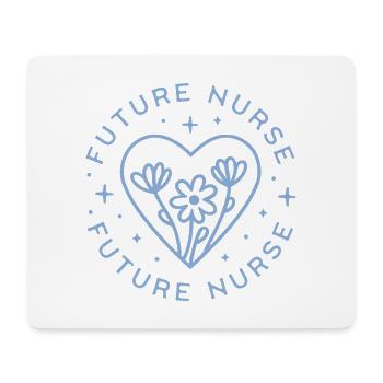 Future nurse student cute motivational affirmation - Mouse Pad (horizontal) - white - Front