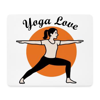 Yoga - Mouse Pad (horizontal) - white - Front
