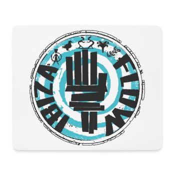 Kraftvolles Ibizadesign im Graffiti-Stil - Mousepad (Querformat) - Weiß - Vorne